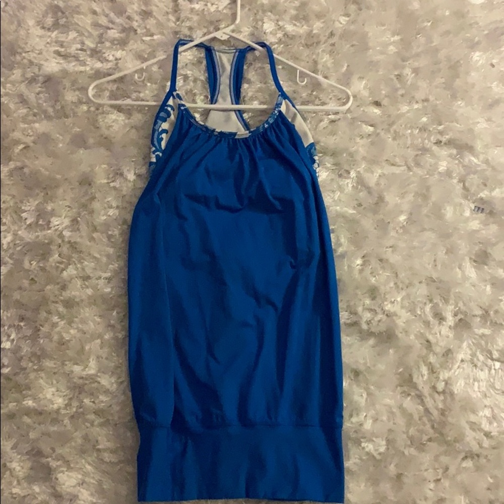 Lulu tank with built in sports bra